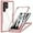 Pink, variant on for Samsung Galaxy S22 Ultra Clear Case, 360° Full Body Protective Shockproof Anti-Scratch Cover Galaxy S22 Ultra, Slilcone TPU Slim Thin for Samsung S22 Ultra Front + Back Dual Layer Protection