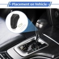 thumbnail image 3 of Unique Bargains 1 Set Gear Shift Knob Cover for Subaru Impreza 2017-2023 Anti-Slip Faux Leather Black Beige Stick Shifting Handle Protector, 3 of 6