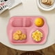 thumbnail image 4 of Platos gruesos para estudiantes, vajilla divisoria para cafetería, platos multiusos, diseño elegante, para niños, platos duraderos para servir, juegos de comedor escolar, 4 of 8