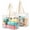 white, variant on 2-Pack Clear Tote Bag 12x12x6, Transparent See Through Clear Tote Bag