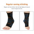 thumbnail image 3 of 1 PC Compression Strap Sleeves Sports Ankle Brace Fitness Support 3D Weave Elastic Bandage Foot Protective Gear, 3 of 6