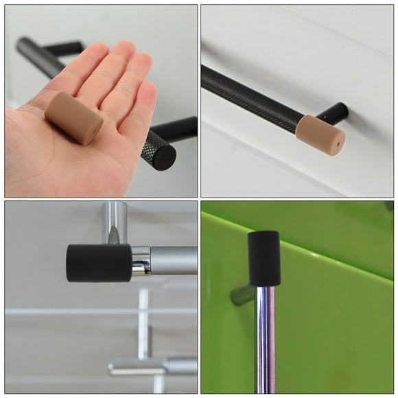 Minkissy 12Pcs Silicone Cabinet Door Bumper Guards Soft Round Protectors for Furniture Edge Safety