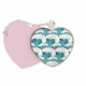 thumbnail image 1 of Japanese ukiyoe clasico patron de onda Bolsa de viaje Mirror maquillaje corazón rosa, 1 of 4
