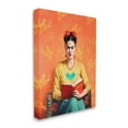 thumbnail image 4 of Stupell Industries Modern Frida Kahlo Literature & Flim Painting Gallery Wrapped Canvas Art Print Wall Art, 24 x 30, 4 of 8