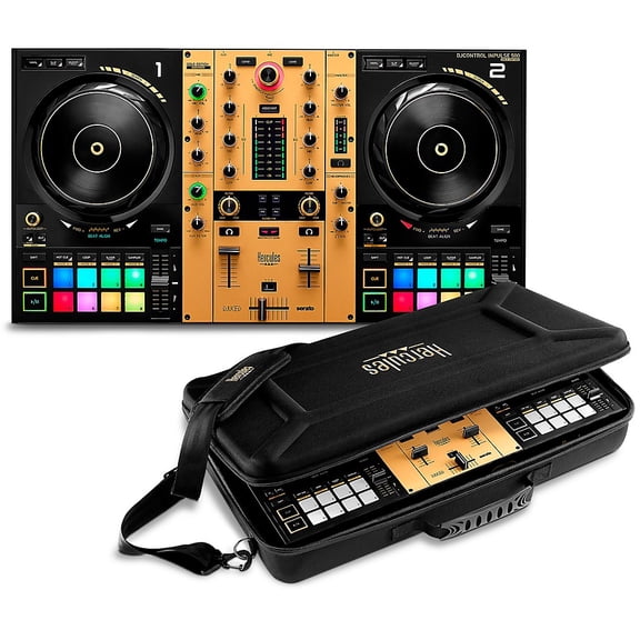 Hercules DJControl Inpulse 500 Gold Limited Edition 2-Deck USB DJ Controller