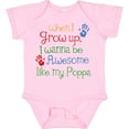 thumbnail image 3 of Inktastic Awesome Like Poppa Boys or Girls Baby Bodysuit, 3 of 5