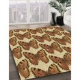 thumbnail image 2 of Ahgly Company Indoor Rectangle Patterned Saddle Brown Area Rugs, 2' x 4', 2 of 6