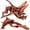 Mopani driftwood (10-14 inch pack of 2), variant on Wood For Aquarium Decor 2-piece 11''-14'' Long Driftwood Branches Fish Tank Decorations