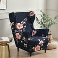 thumbnail image 7 of SHANNA Wingback Chair Cover 2-Piece Stretch Armchair Sofa Slipcover Wing Chair Covers, 7 of 7