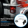 thumbnail image 3 of Arnés de Cableado de Zócalo de Luz Trasera para Jeep Wrangler JK 2007-2018 Conector de Luz Trasera No.68004166AC, 3 of 7