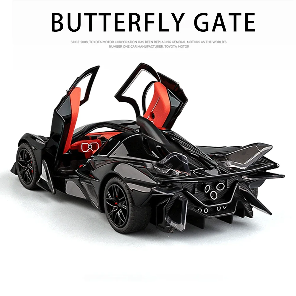 Metal Cars Toys Scale 1/24 Apollo Project EVO Diecast Alloy Car