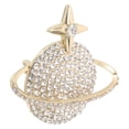 thumbnail image 4 of Broche de planeta Tierra, estrellas, espacio, ramillete, broches de solapa, alfileres para mujeres, niñas, ropa, chaquetas, insignias, joyas, regalo dorado, 4 of 7
