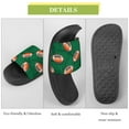 thumbnail image 7 of GZHJMY Stylish Slides for Women Men, American Football Balls Seamless Pattern Soft Flexible Slip-on Sandals Slippers, 7 of 7