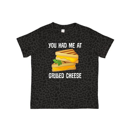 

Inktastic You Had Me at Grilled Cheese Sandwich Gift Toddler Boy or Toddler Girl T-Shirt