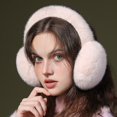 thumbnail image 3 of D-GROEE Winter Faux Furry Ear Warmers Earmuffs Foldable Earmuffs for Cold Weather, 3 of 6