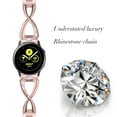 thumbnail image 2 of BRIGHTFUFU 1pc 22 mm X Tipo de reloj Smartwatch Rhinestone Replazing Ratch Band compatible para reloj (oro rosa), 2 of 7