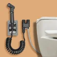 thumbnail image 2 of Ensemble de Pulvérisateur de Toilette Bidet Pulvérisateur d'Eau de Salle de Bain Pulvérisateur de Toilette Douche double Sortie valve d'Angle Accessoires de Toilette, 2 of 5
