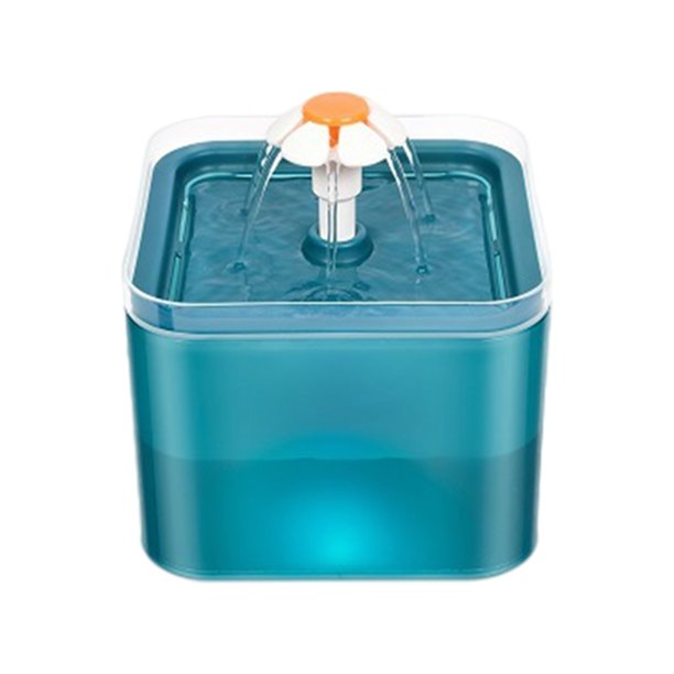 Automático 2L 67. Fuente para gatos Automático Mascota Perro pequeño Bebedero silencioso Comedero Cascada Bebedero de 3 modos Dispensador de agua salu - Verde Sunnimix Fuente de agua para gatos