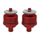 thumbnail image 1 of 2x Tornillos de Amortiguador Delantero Tapa de Cubierta Fácil Instalación Alto Rendimiento Rojo, 1 of 9
