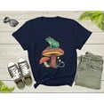 thumbnail image 4 of Cool Green Frog Toad Animal Sitting on Mushrooms Thinking T-Shirt Frog Lover Shirt Frog And Toad Mushroom Shirt Frog Lover Animal Tshirt, 4 of 8