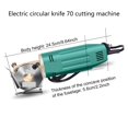 thumbnail image 2 of Electric Fabric Scissors Rotary Blade Fabric Tool Leather Fabric Electric Cutter Kit Cutting Saw Tool ,Easy to Use, 2 of 6