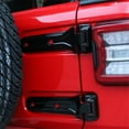 thumbnail image 4 of 2x Black Tailgate Bracket/Tire Hinge Cover Trim For 2018-2019 Jeep Wrangler JL M, 4 of 5
