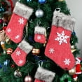 thumbnail image 4 of Vacemry Under $5 Mini Christmas Stocking Set, Decorative Sock for Tree Hanging, Candy Bag for Holiday Treats, Festive Ornament for Fireplace Mantel, 4 of 4