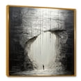 thumbnail image 2 of Designart "Meditative Solitude In Minimalist Art" Meditation Floater Framed Wall Decor, 2 of 5