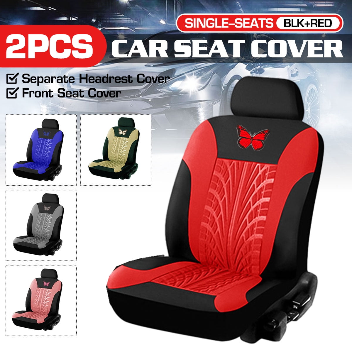 2/4/9Pcs Auto Seat Covers Decor Car 