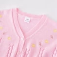 thumbnail image 4 of GYRATEDREAM Toddler Girls Cute Bowknot Knit Cardigans Sweater Spring Fall Clothes Size 1-6T, 4 of 15