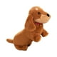 thumbnail image 3 of Juguete de peluche para perro, muñeco de peluche suave, dibujo animado de cachorro abrazable, animal de peluche tierno para niños y adultos, regalos Marrón, 3 of 8