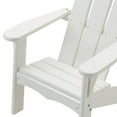 thumbnail image 3 of Little Colorado Knotty Pine Wood Kids Classic Adirondack Chair, White, 3 of 4