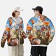 thumbnail image 4 of Fotbe Vibrant Field Of Blossoms Chaqueta con Protección Solar UPF 50+ para Hombre y Mujer, Camisa con Capucha y Bolsillos-3X-Large, 4 of 7