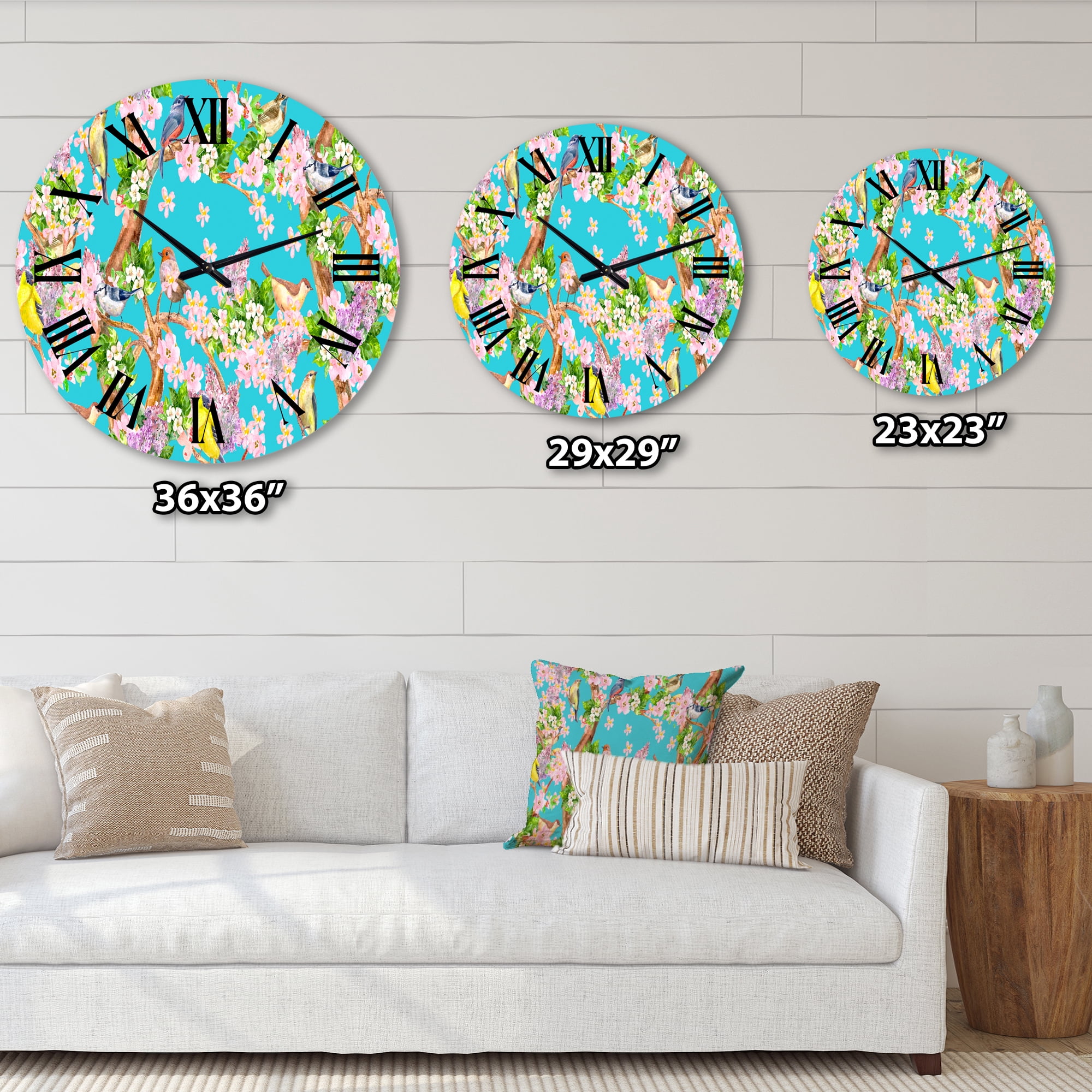 Designart 1 in Traditional Wall Clock