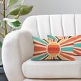 thumbnail image 6 of Boho Sun Lumbar Pillow Covers 12x20 Set of 2 Retro 70s Colored Bohemian Colorful Abstract Art Print Decorative Long Throw Pillows Outdoor PillowCase Farmhouse Cushion Case Decor for Couch Sofa Bed, 6 of 6