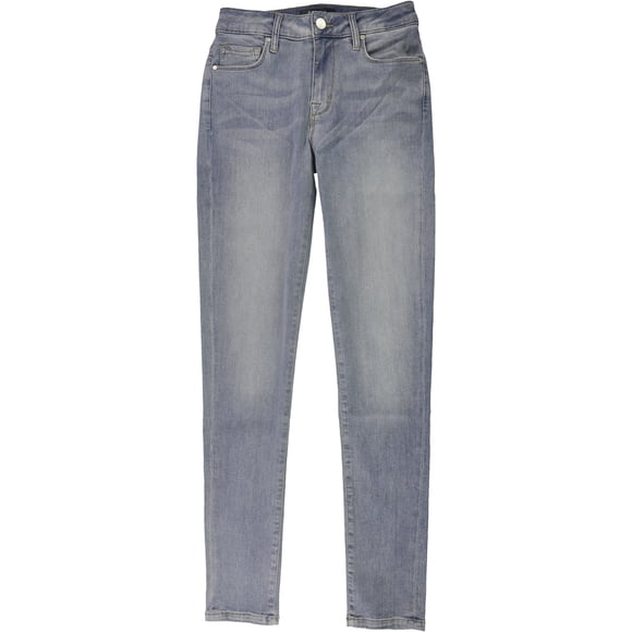 DSTLD Womens Faded Boyfriend Fit Jeans, Blue, 25
