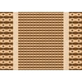 thumbnail image 1 of Ahgly Company Machine Washable Indoor Rectangle Transitional Mahogany Brown Area Rugs, 4' x 6', 1 of 7