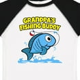 thumbnail image 4 of Inktastic Grandpa's Fishing Buddy (blue) Boys or Girls Toddler T-Shirt, 4 of 5