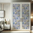 thumbnail image 4 of S4Sassy Tiger & Floral Wallpaper - Jungle Removable Wall Covering, 25" x 120" Self-Adhesive Vinyl Wall Paper, Decorative Walls Wrap, Easy DIY Walls Covering For Bedroom, Living Room - Blue, 4 of 9