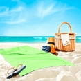 thumbnail image 2 of PiccoCasa Microfiber Quick Dry Sand Free Beach Travel Towel 30"x60" Light Green, 2 of 7