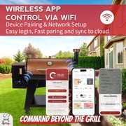Meatender Advanced Wifi Pid Trapezoid Controller for Pit Boss Smokers, App-Enabled