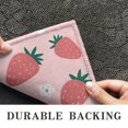 thumbnail image 6 of Red Strawberry Plants Fruit Flower Pink Pattern Door Rugs,Washable Non Slip Door Mats Indoor,Decorative Door Mats,Entry Mat Indoor for Entrance,Bedroom,Kitchen,Bathroom,16"x24", 6 of 6