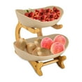 thumbnail image 5 of Miumaeov 2-Tier Kitchen Countertop Fruit Bowl Fruit Basket for Vegetables & Fruits 3Color, 5 of 19