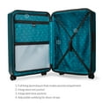 thumbnail image 3 of iFLY Carbon Elite 28" Hardside Checked Luggage, Teal, 3 of 9