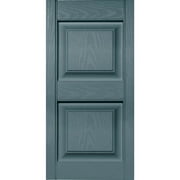 Builders Edge 15W in. Raised Panel Vinyl Shutters
