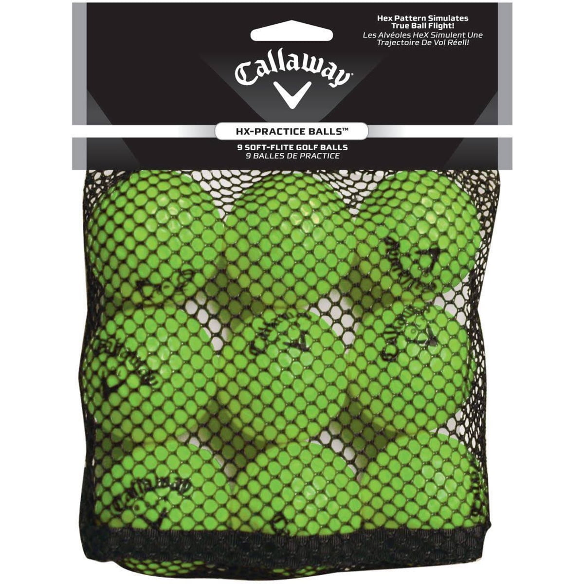 Callaway Hex Golf Balls, Green, 9 Pack