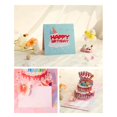 thumbnail image 4 of BQBQERT 3D Cake Birthday Card Greeting Cards with Blessing Messages for Girl Kids, 4 of 15
