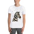 thumbnail image 3 of Summer Short Sleeve Tops Crew Neck Shirts for Men Zebra (2)Plus Size Tee Shirts XS-5XL, 3 of 5