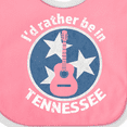 thumbnail image 4 of Inktastic I'd Rather Be in Tennessee Boys or Girls Baby Bib, 4 of 4