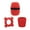 Red, variant on Microphone Protections Foam Sleeves AntiSlip Rings Microphone Bottom Rod Sleeve Holder For Enhances Sound Quality